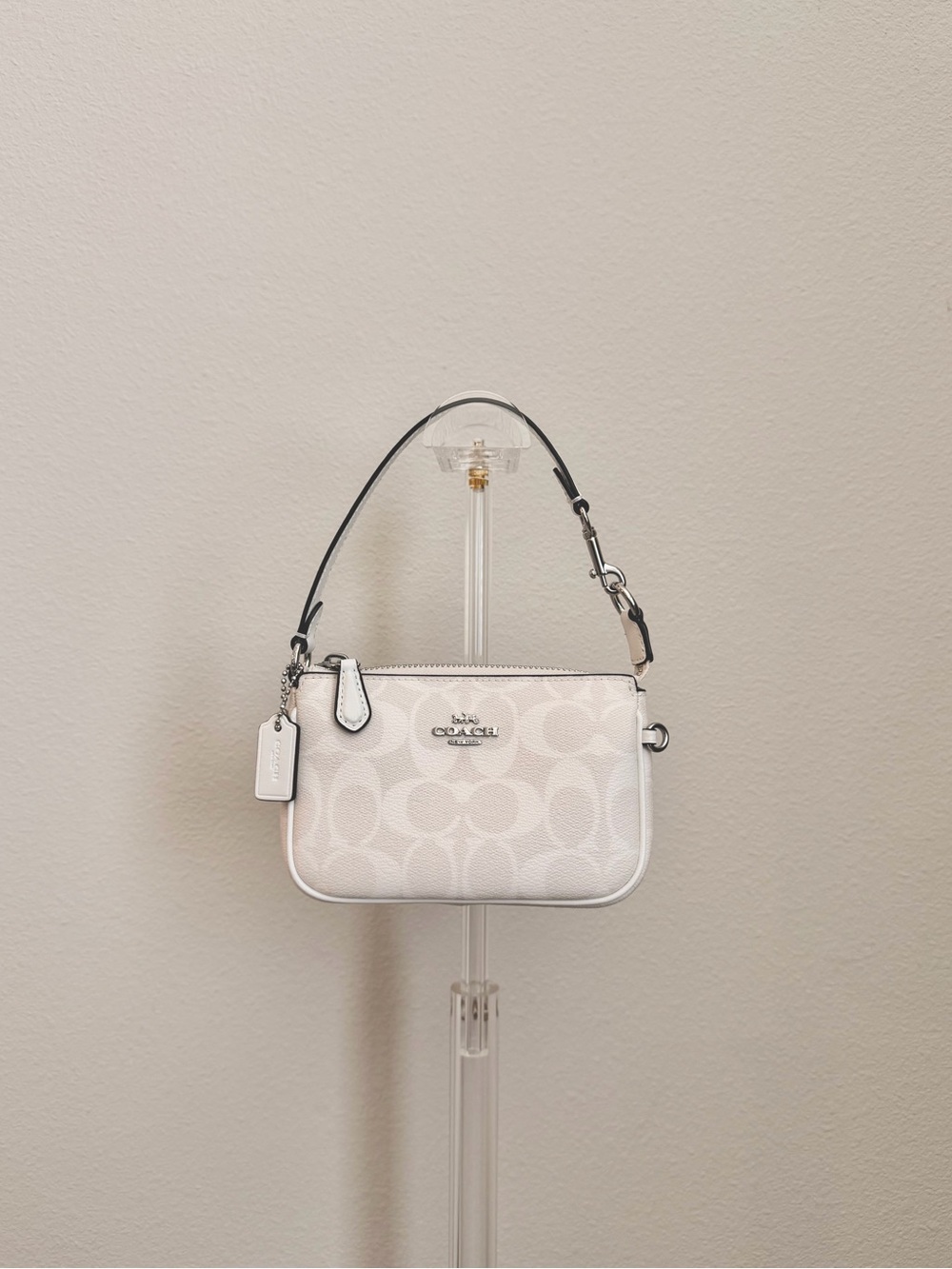 Coach White Mini Nolita Hand Purse